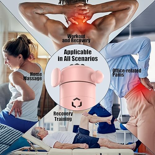 Miniatura 3 de Pistola de masaje muscular de tejido profundo, terapia de espalda y completo, masajeador corporal para atletas, alivio del dolor corporal y