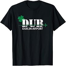 St. Patrick's Day Shamrock Dublin Ireland DUB Airport Code T-Shirt