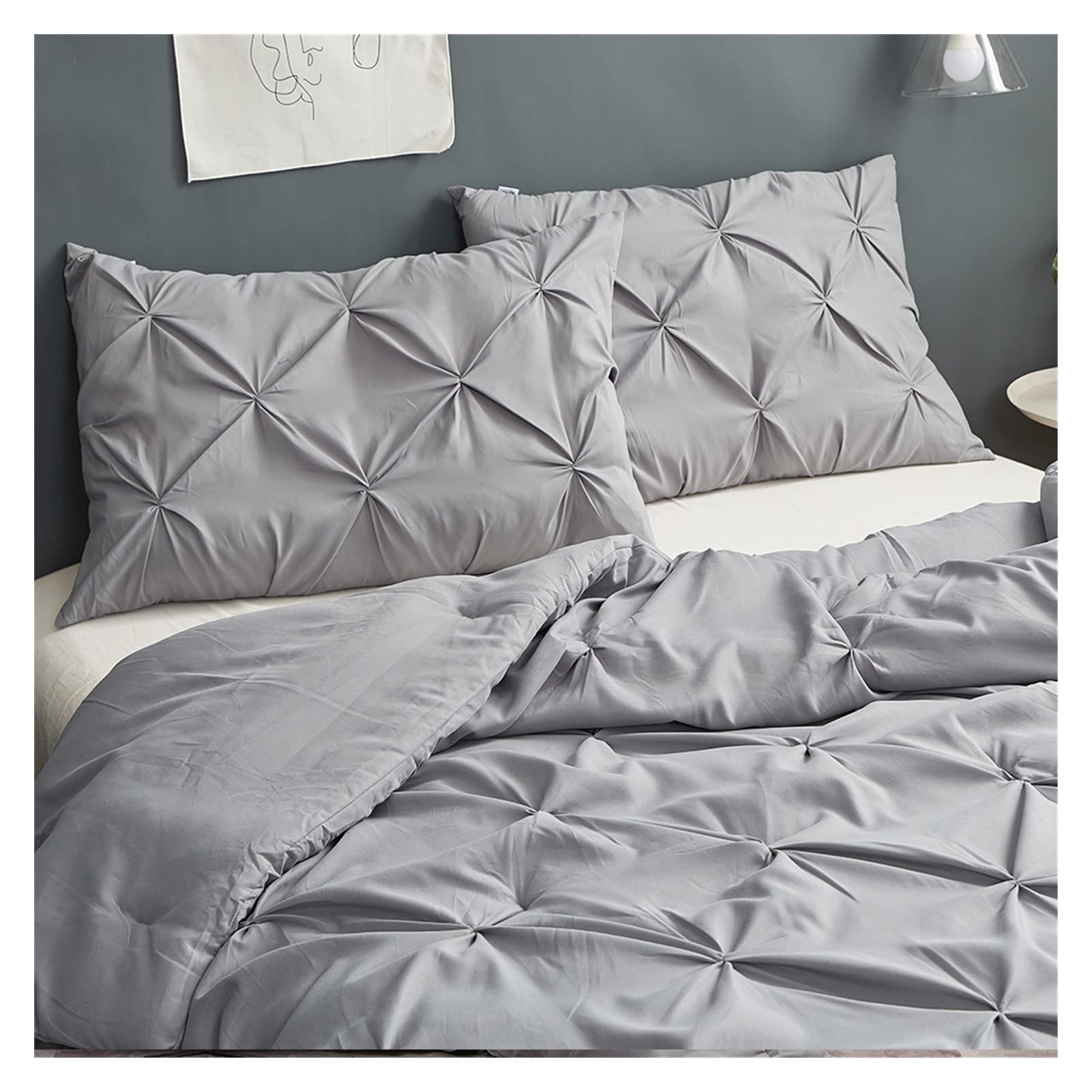 Ensemble de couverture simple ou double plissé pour en finir avec les lits plats