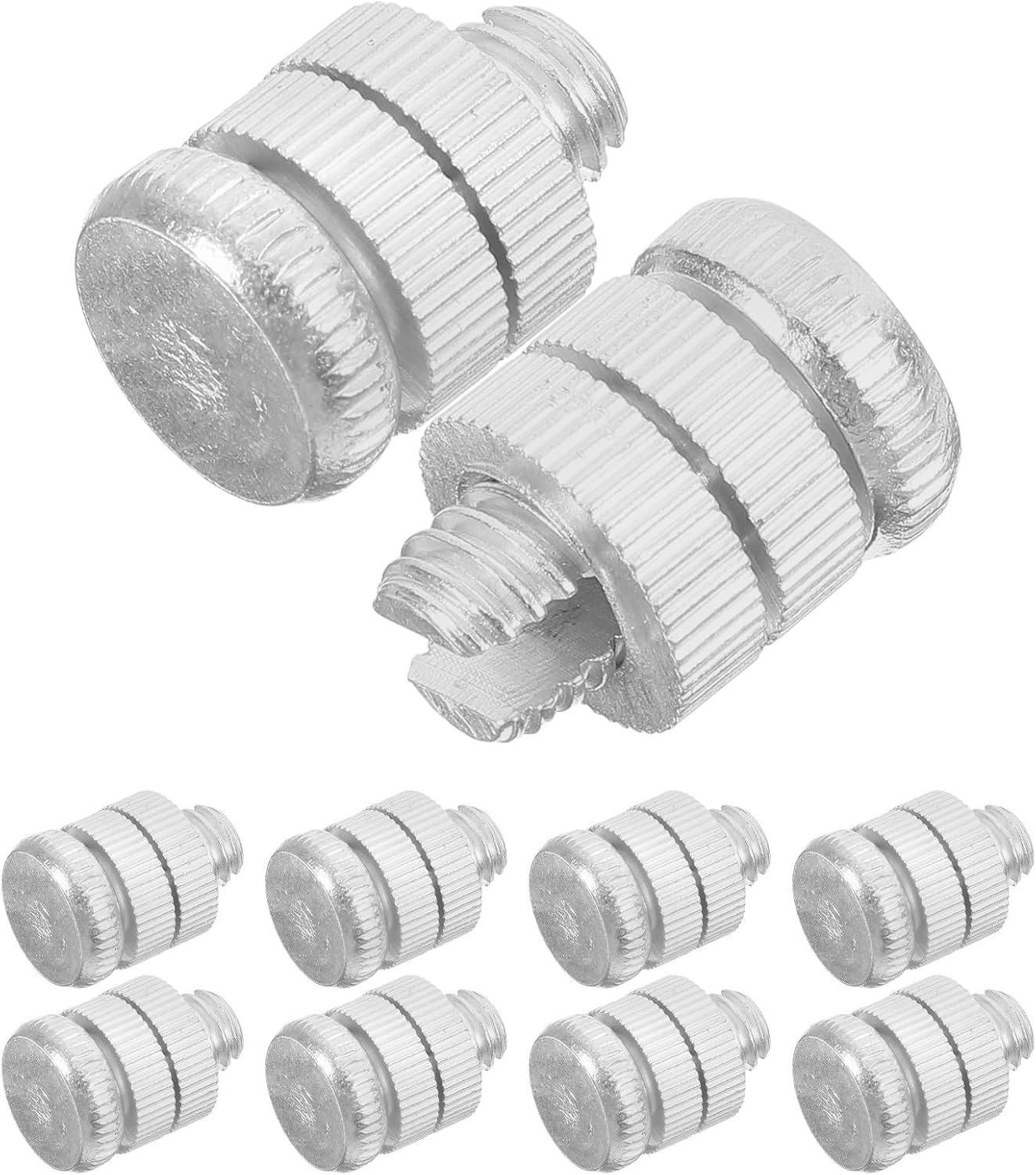 10pcs Aluminium Alloy Electric Fence Wire Connectors Split Bolt Clamp for Perimeter Alarm System, Fence Wire Tightener and Joint Clamp Accessories