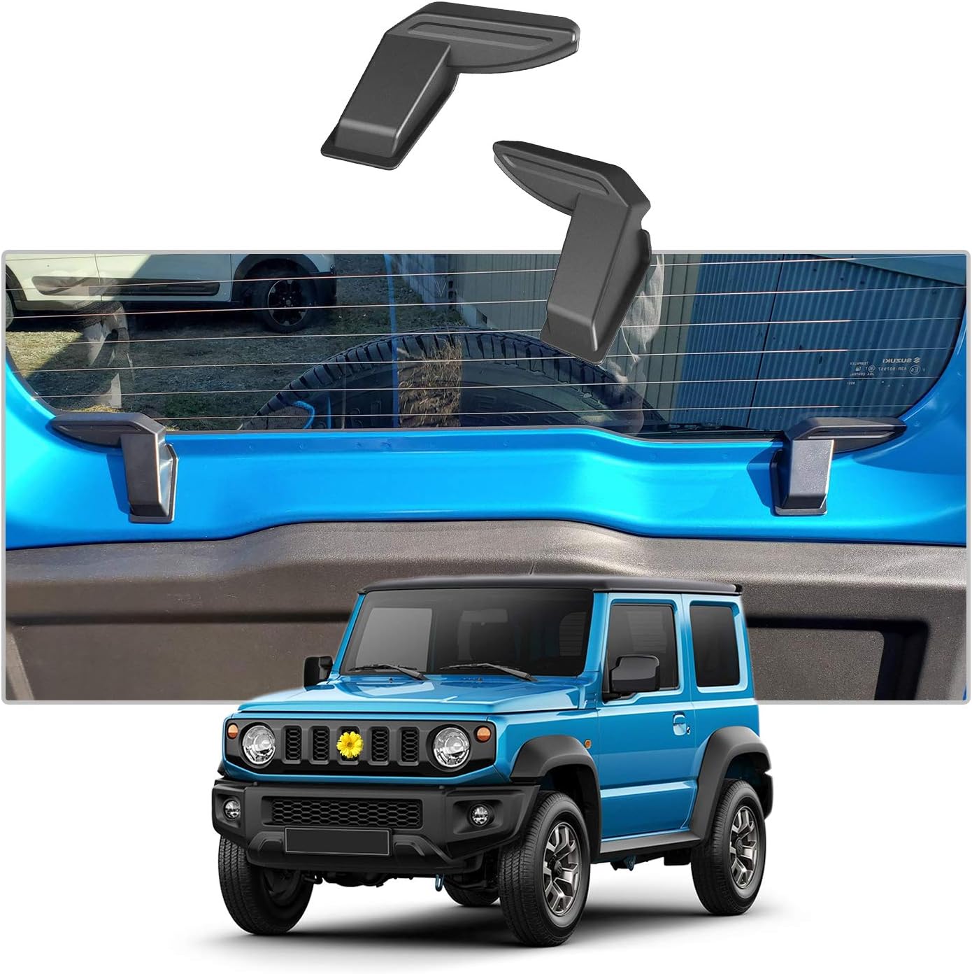 CDEFG [Pack of 2] Jimny JB64 JB74 2018-2022 2023 Demister Cover Protective Accessories Boot Protective Wire Jimny Car Accessories