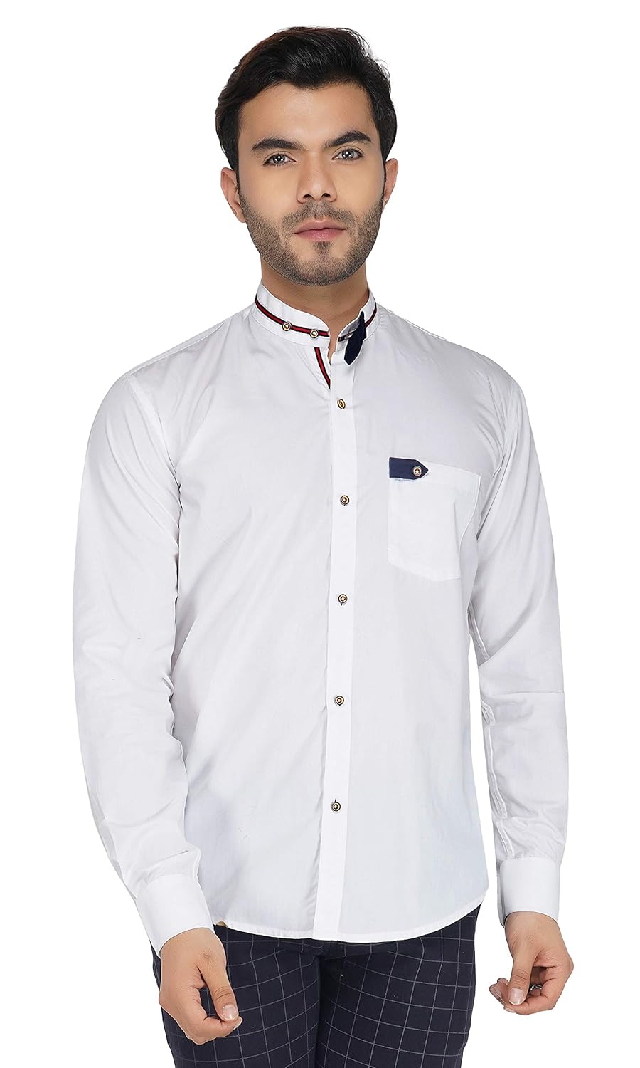 Round neck formal shirt Clearance