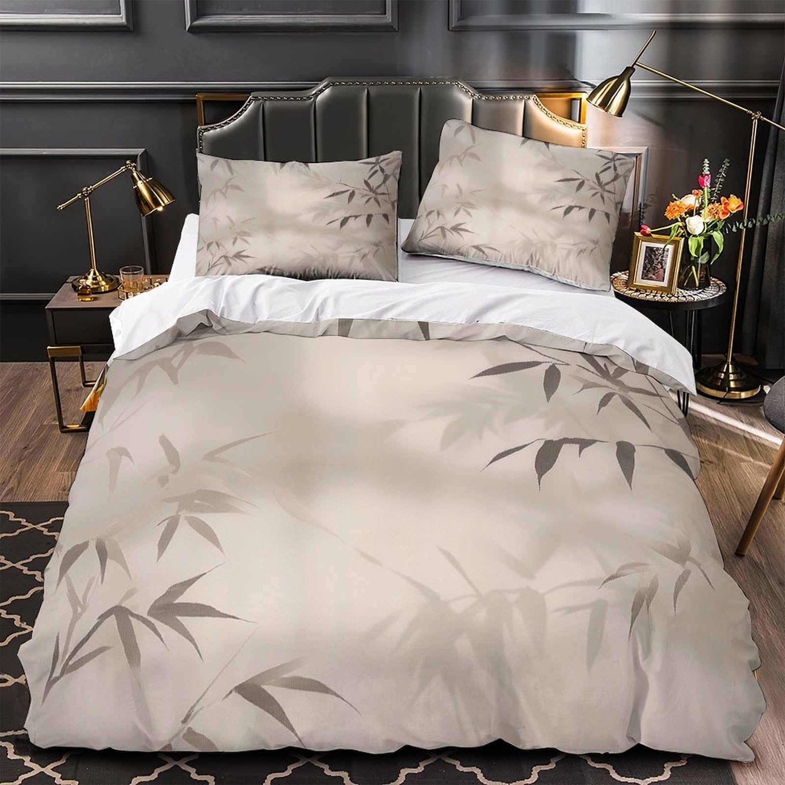 Parure de lit hypoallergique contre les allergies aux acariens 135x200