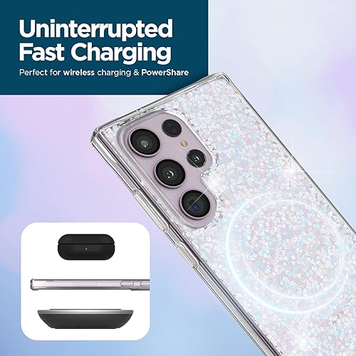 Miniatura 8 de Case-Mate Funda para Samsung Galaxy S23 Ultra 6.8 pulgadas protección contra caídas de 12 pies carga inalámbrica Funda para teléfono Samsung Galaxy