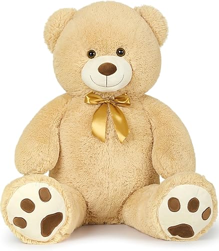 Miniatura 31 de MaoGoLan Oso de peluche gigante de 4 pies, adorable y tierno oso de peluche grande animal de peluche de 47 pulgadas, oso de peluche rosa regalo de