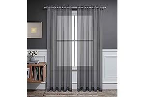 CUCRAF Sun Blocking Sheers for Windows