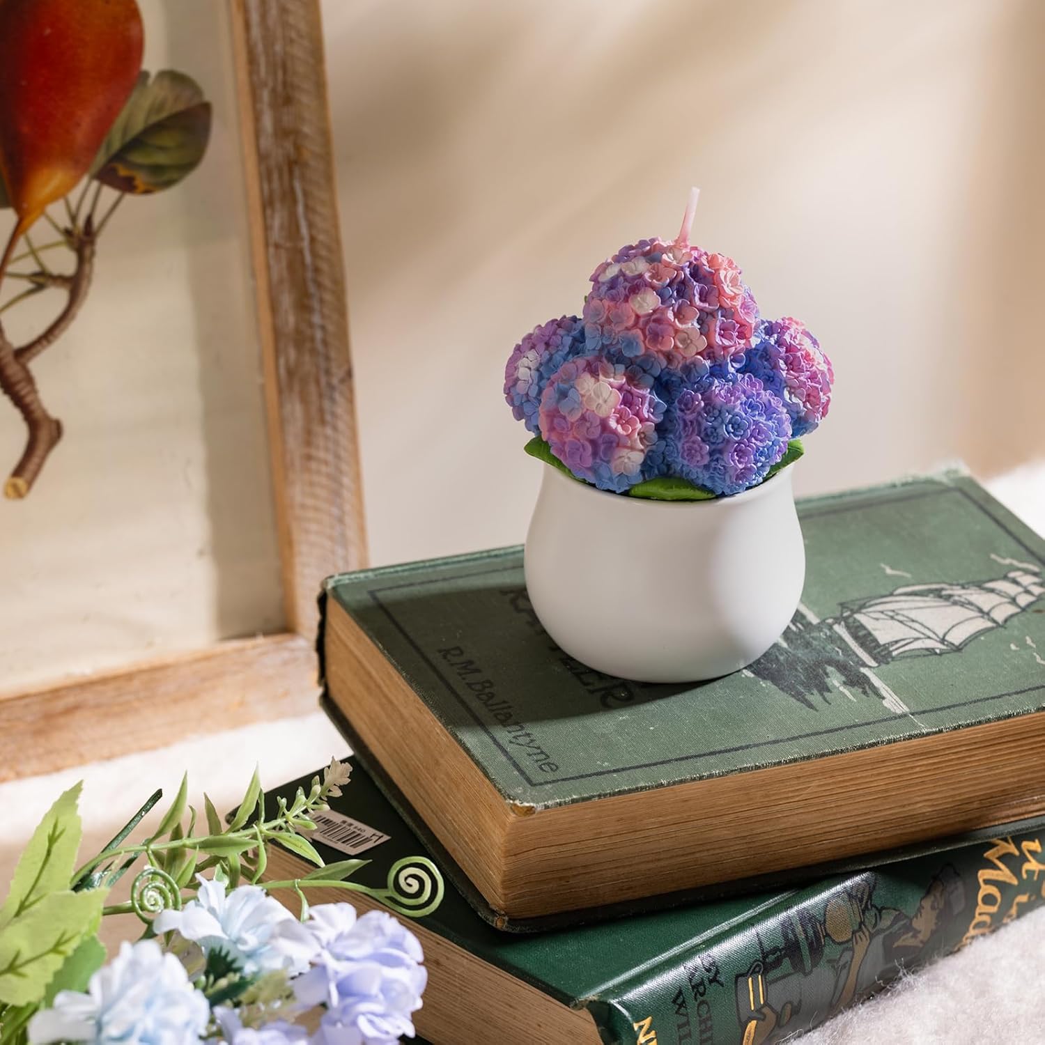 Hydrangea Potting Scented Candle Home Decora for Mother's Day - Image 3