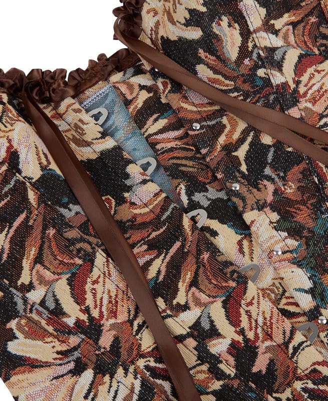 Alivila.Y Fashion Womens Lace Up Corset Top Overbust Body Shaper Bustier Corsets for Women - Image 5