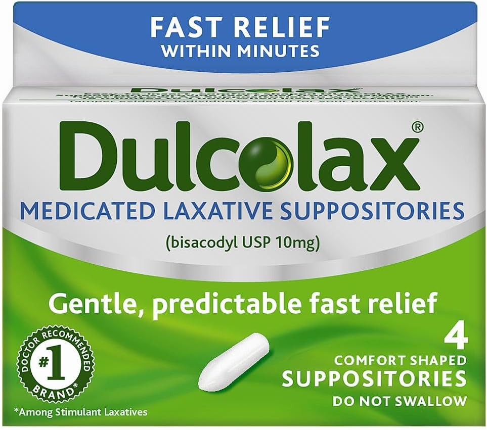 Ducolax Suppositories Size 4ct