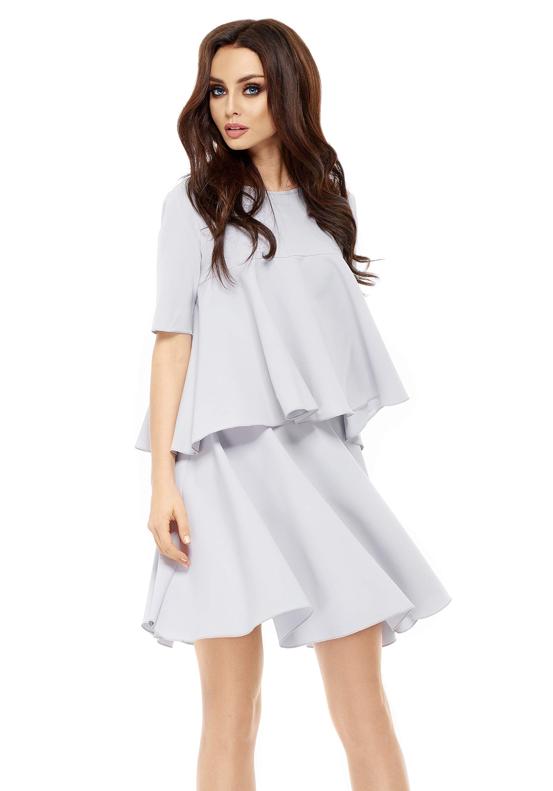 Lemoniade - Vestido de mujer con falda y blusa (fabricada en la UE) en llamativo diseño