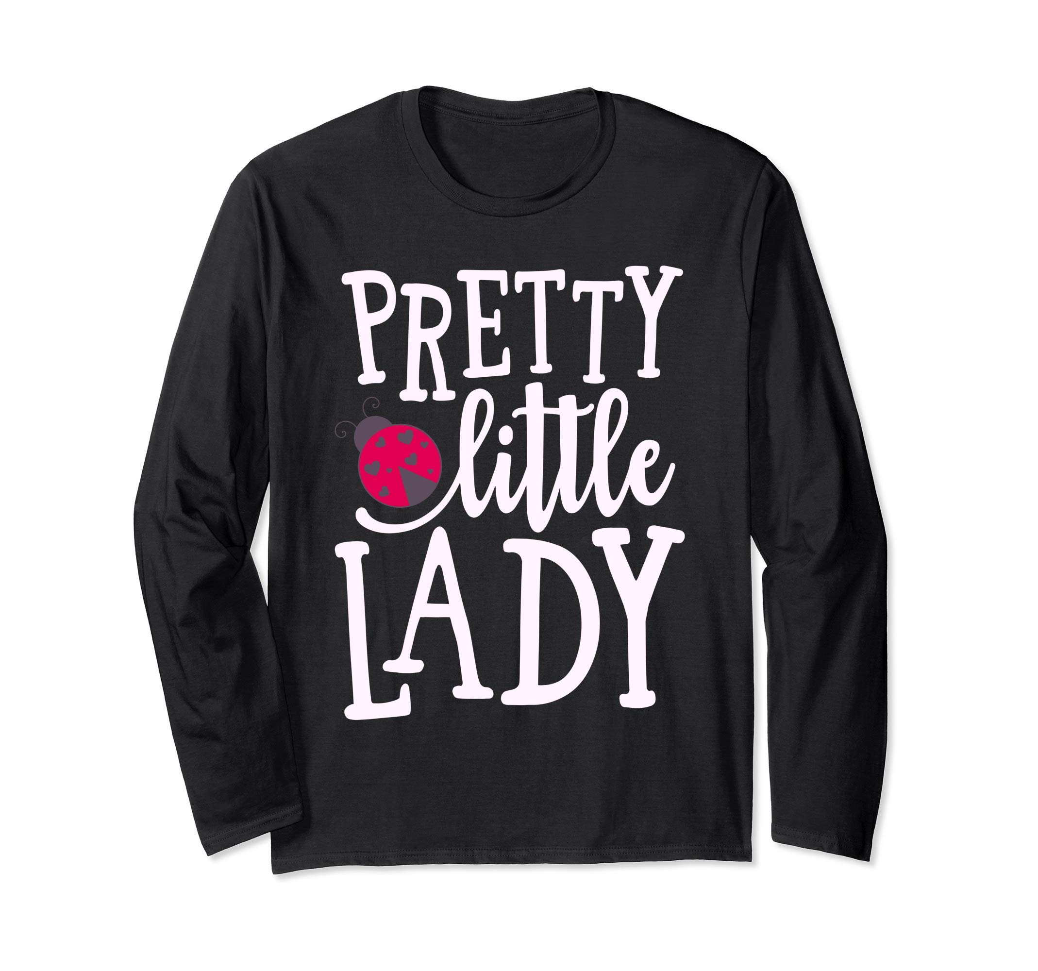 Cute LadyBug Pretty Little Lady Bug Girls Love Bug Long Sleeve T-Shirt