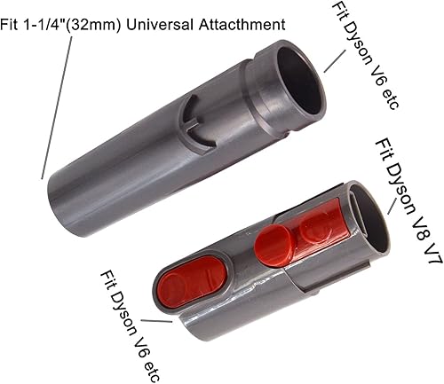 Miniatura 5 de Ninthseason Juego de adaptadores V8 de repuesto para herramientas antiguas Dyson V8 o V10 V11 V7 V6, etc. Piezas de aspiradora inalámbrica (solo