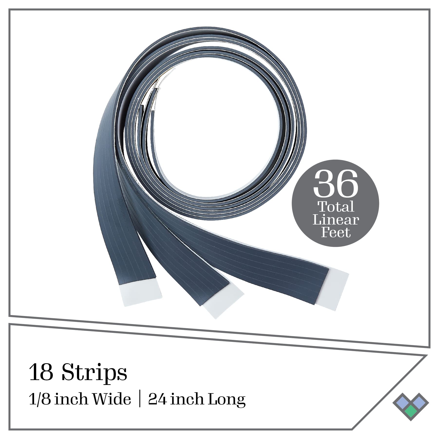 Plaid: Craft-Gallery Glass Instant Lead Lines 24 "" 8 kg, Spesso .125 ", Colore: Nero