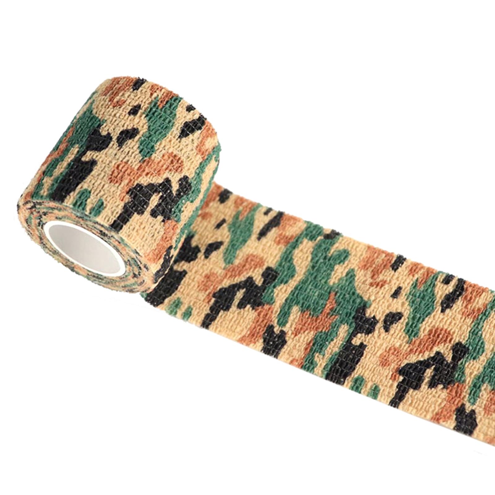 matumou Adhesive Outdoor Stretch Camo Camouflage Bandage Wrap Camouflage