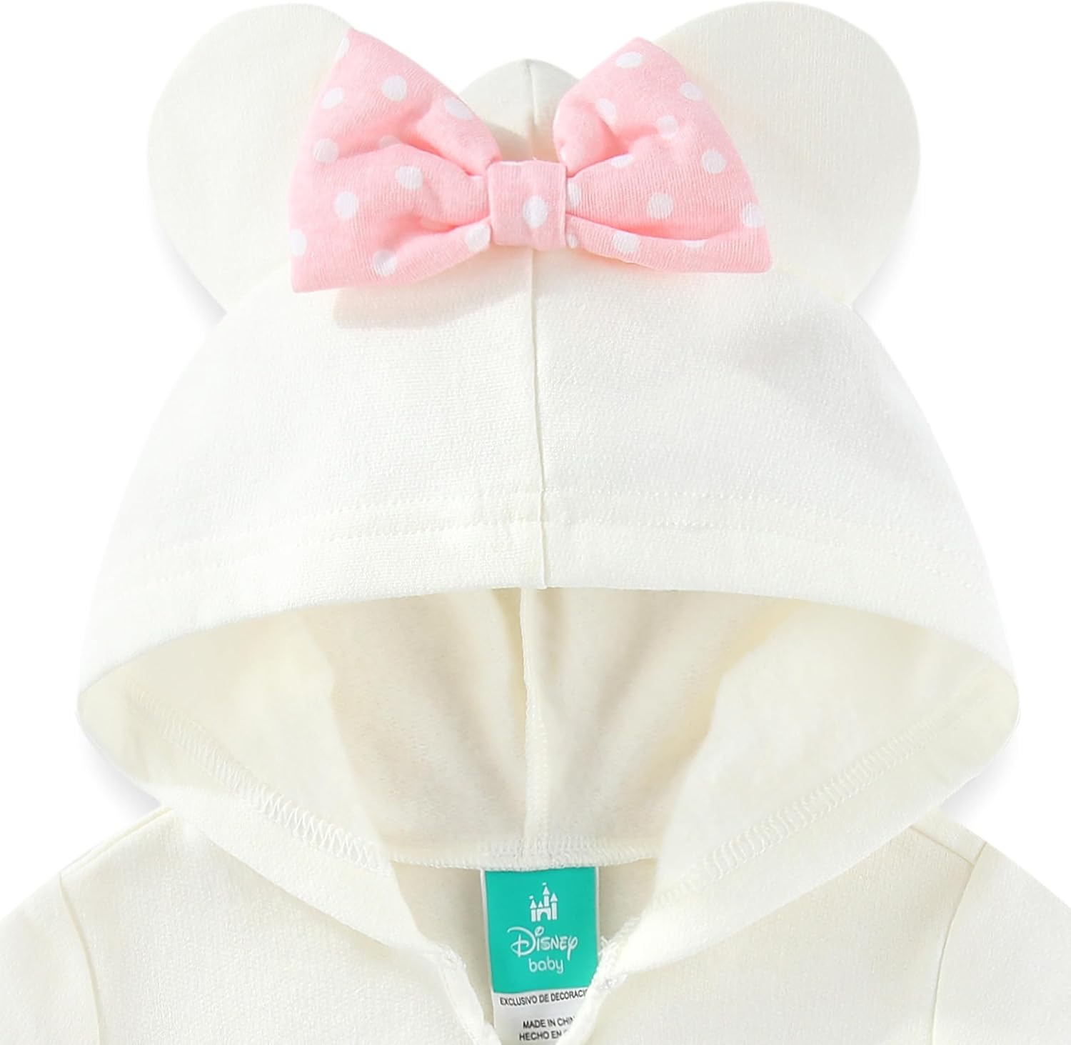 Disney Minnie Mouse Baby Girls Hoodie and Pants 2 Piece Set for Newborn and Infant - Image 4