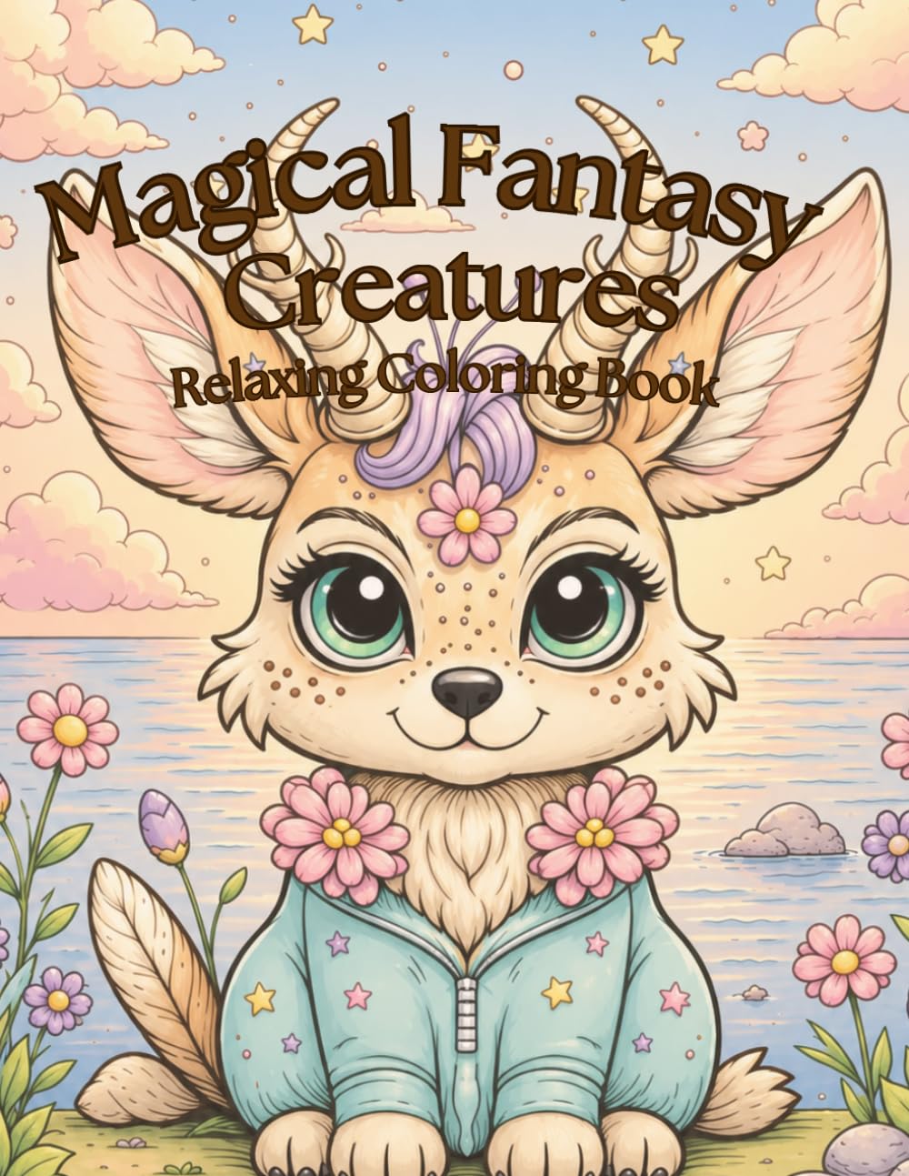 Magical Fantasy Creatures Coloring Book: Relaxing and Cozy Designs for Calm and Creative Moments