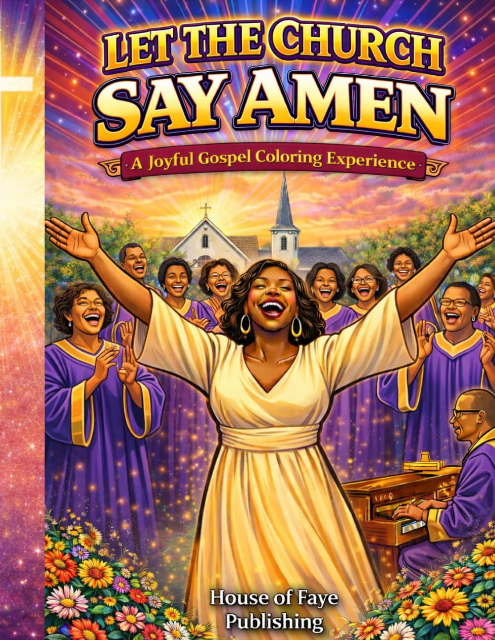 Let the Church Say Amen Coloring Book: A Joyful Gospel Coloring Experience