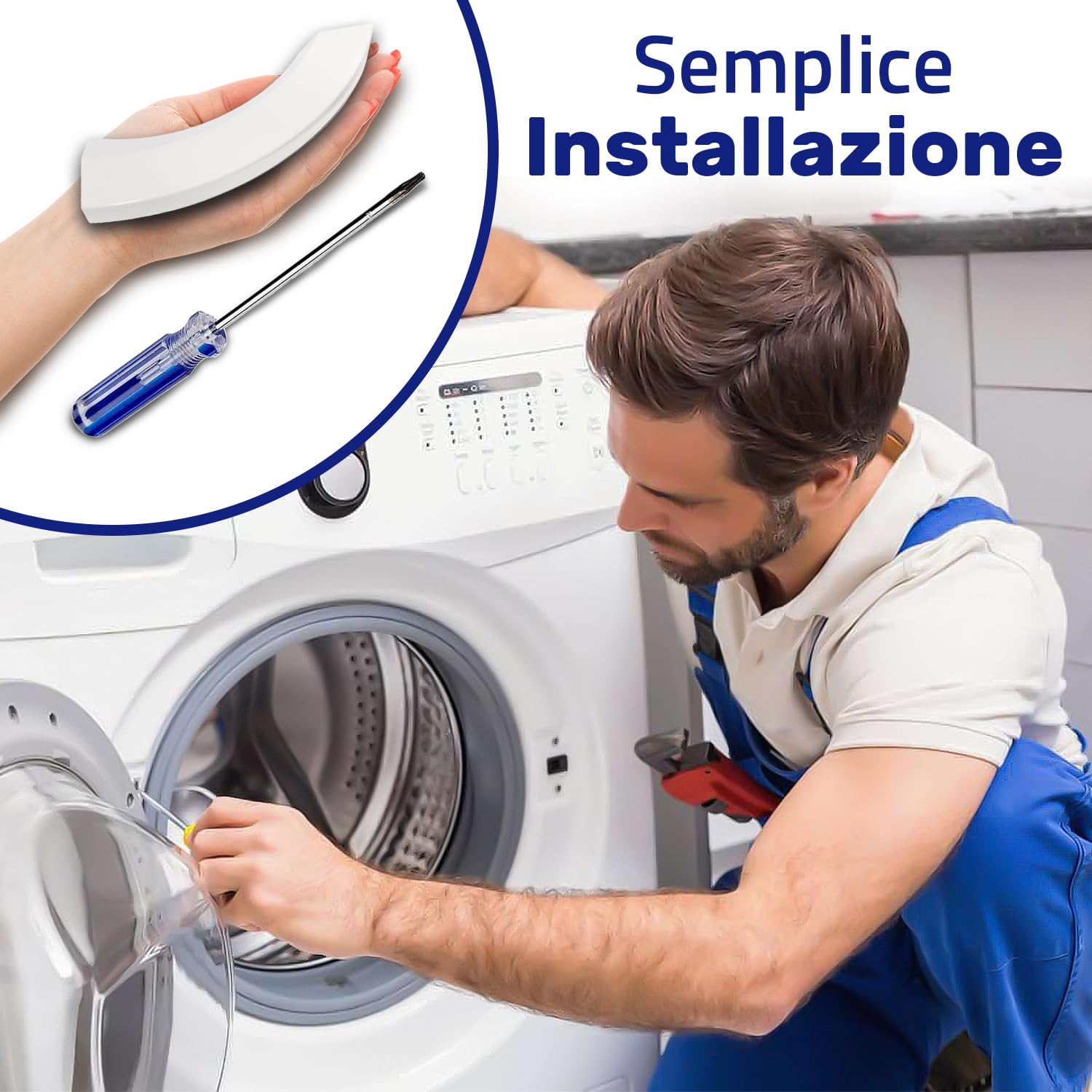 MANOPOLA-MANIGLIA GUAINA ESTERNA Maniglia apriporta interno Dx Post per