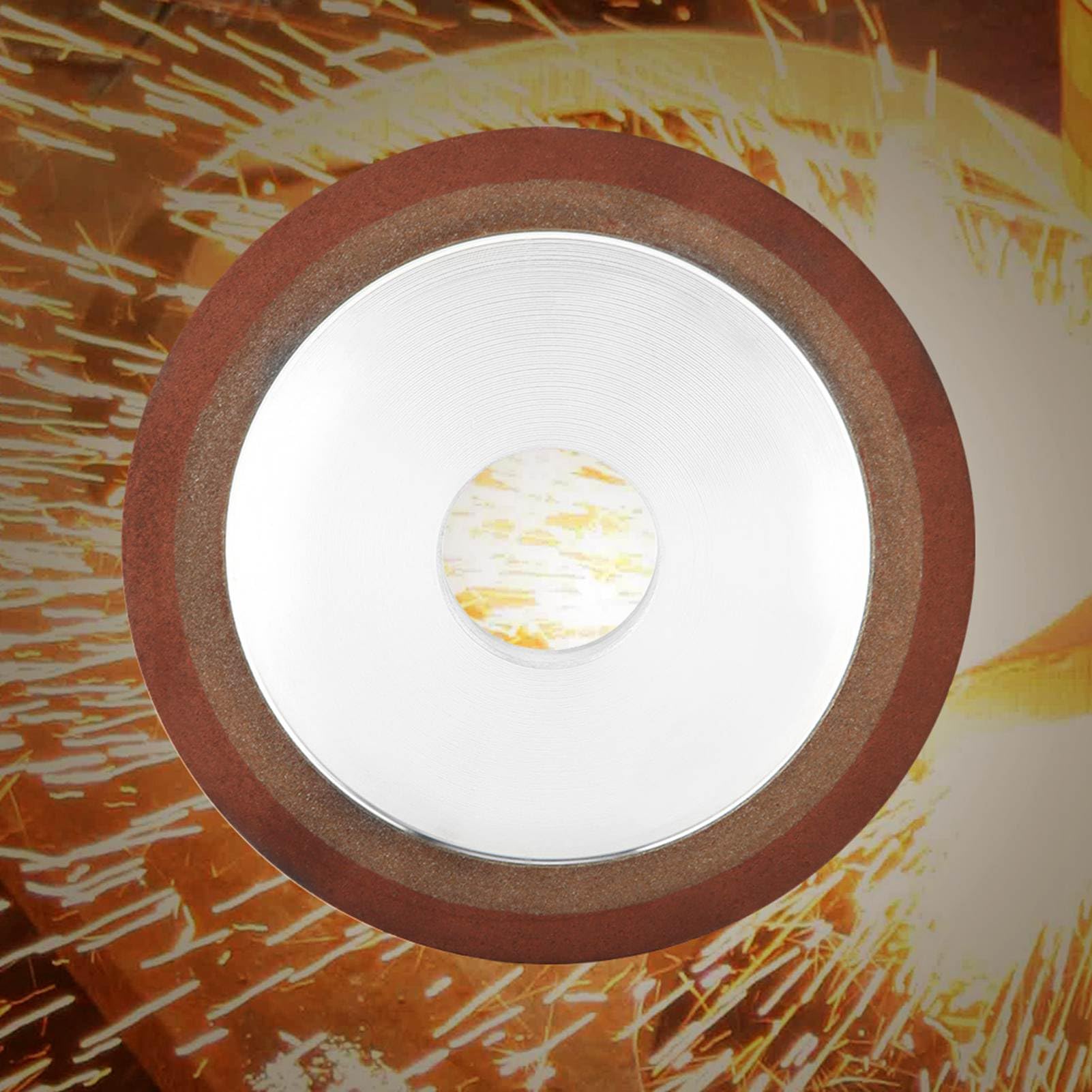 Roue Abrasive Diamantée en Résine Haute Performance pour Acier de Tungstène et Lames d'Alliage