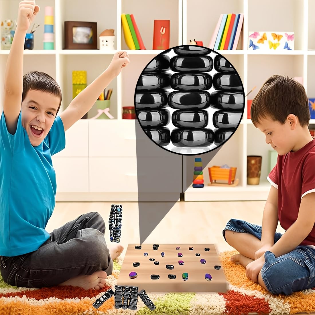 Junerain Gioco di scacchi magnetico, gioco da tavolo