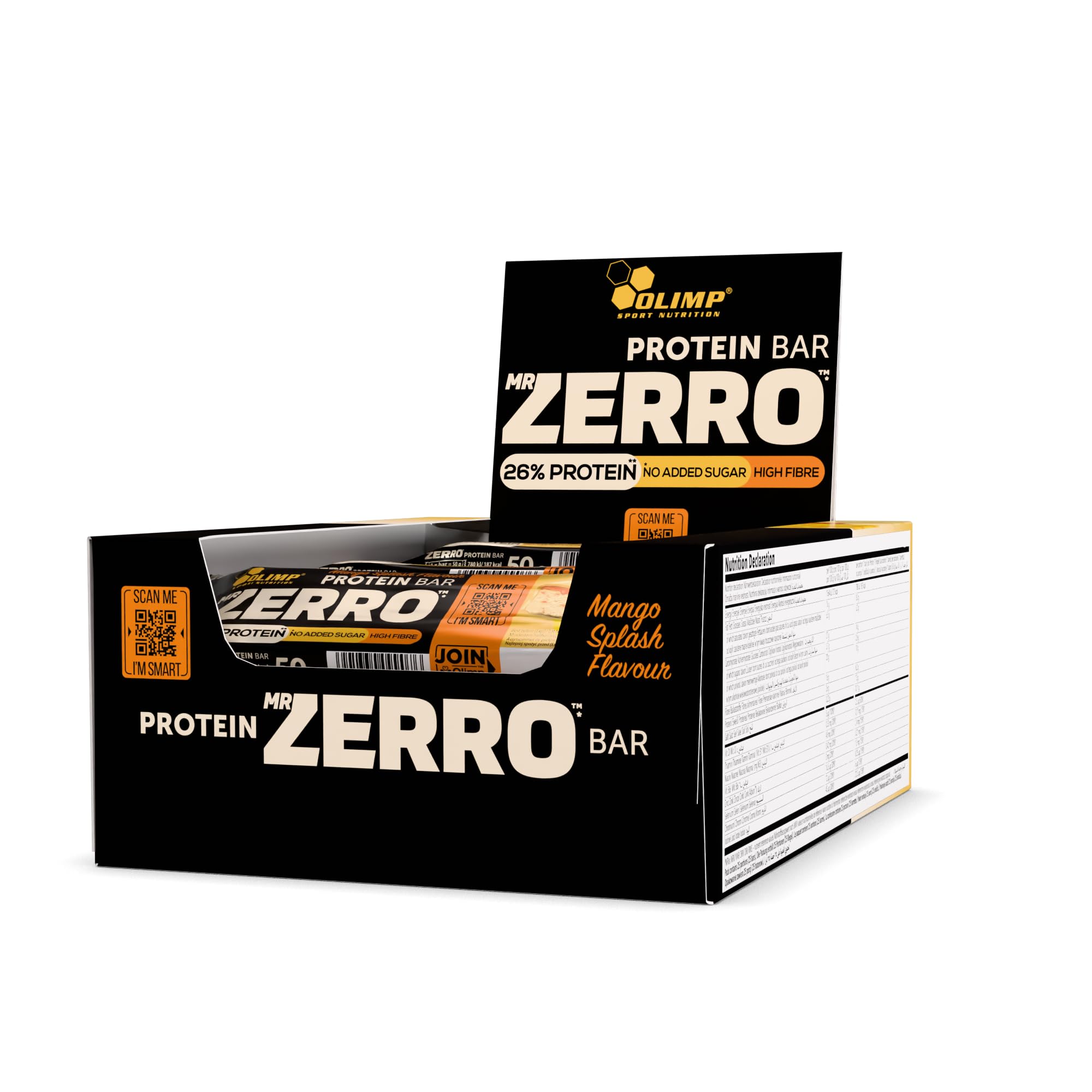 Olimp Mr Zerro Protein Bar 50g Mango Splash - 25 sztuk