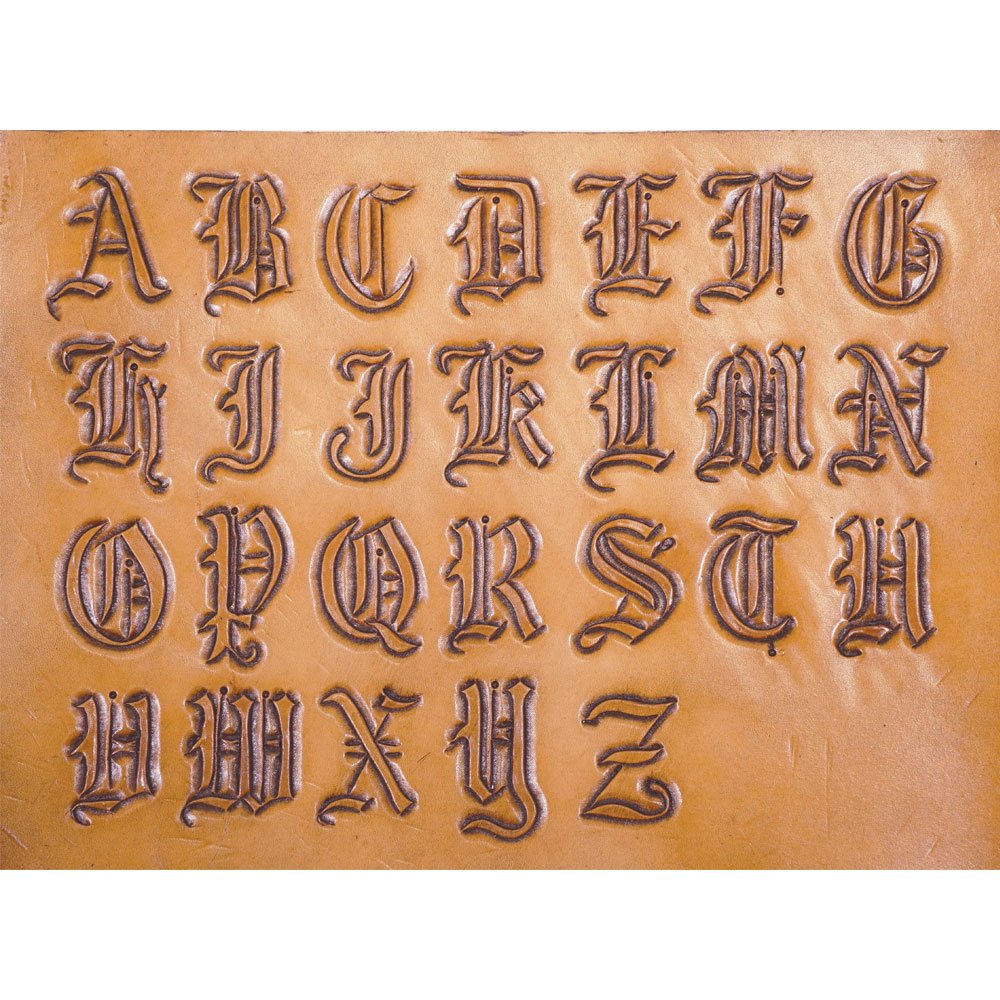 Amazon.com: SLC Tooling Patterns (Old English Alphabet), CarveRite