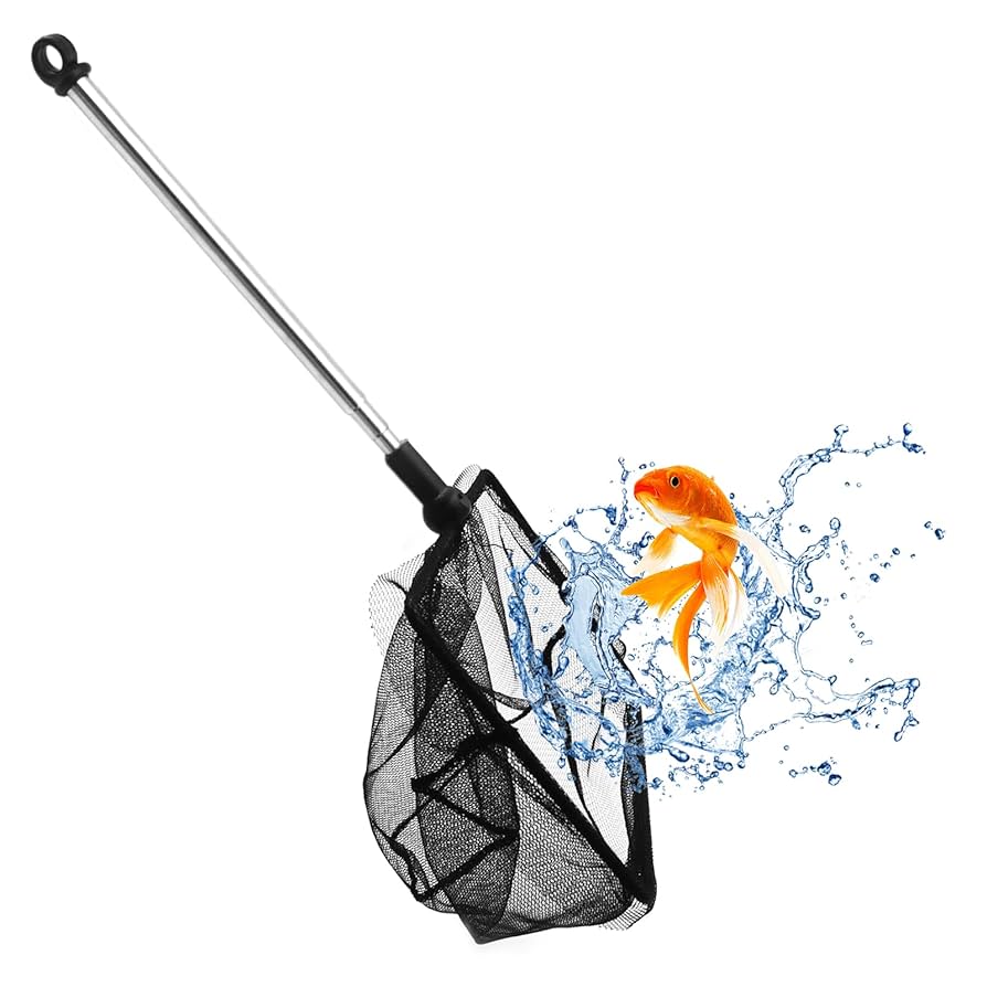 ZHIQIN Small Pond Net For Cleaning - Stainless Telescopic 17
