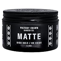 Vista 1 de Victory Crown Cera de peinado de pomada mate de alta sujeción y sin brillo para un aspecto natural y sofisticado, 3.4 onzas