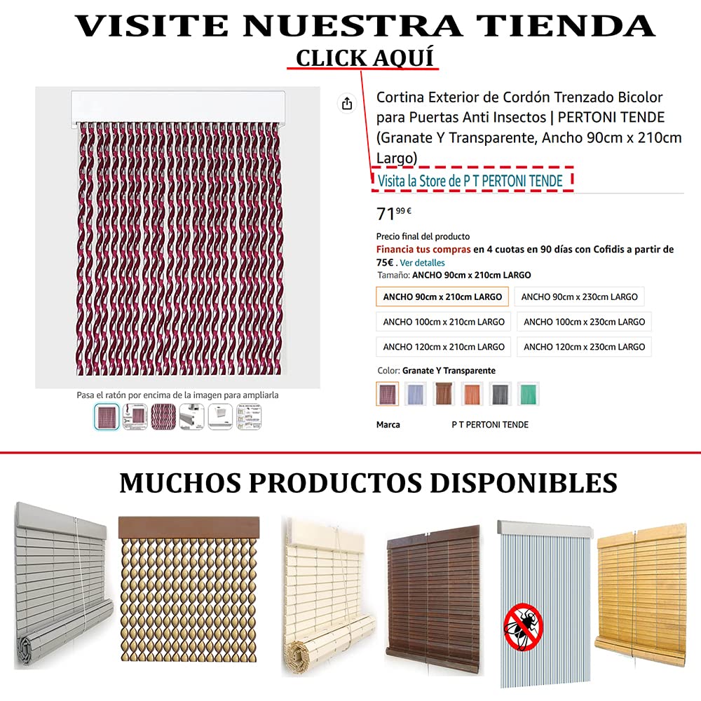 Tenda esterna a nastro iride giallo e giallo scuro per porte anti insetti | PERTONI TENDE (larghezza 120 cm x 230 cm altezza)