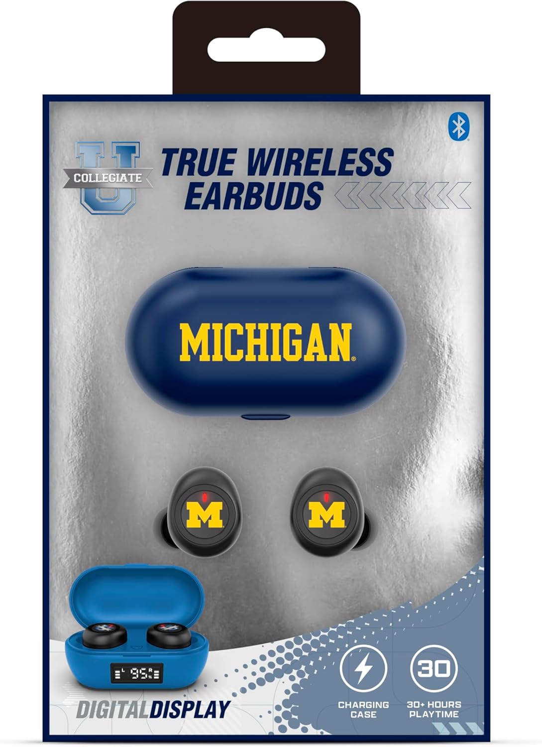 SOAR Collegiate True Wireless Earbuds v.7, Michigan Wolverines