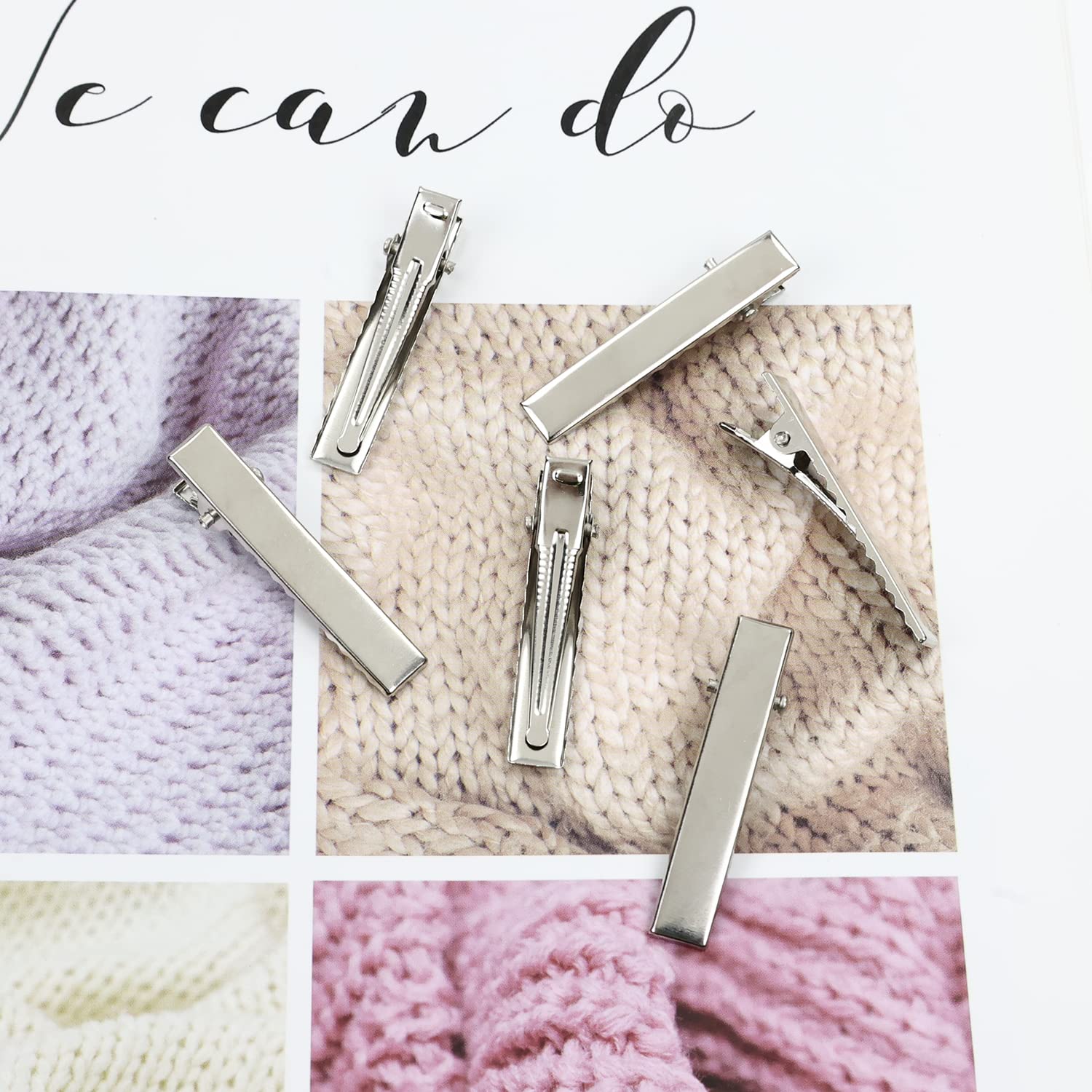 Fermagli A Coccodrillo Metallo 4 Misze Per Fai Da Te – 80 Pezzi Oro E Argento Per Accessori Capelli Unici - 6