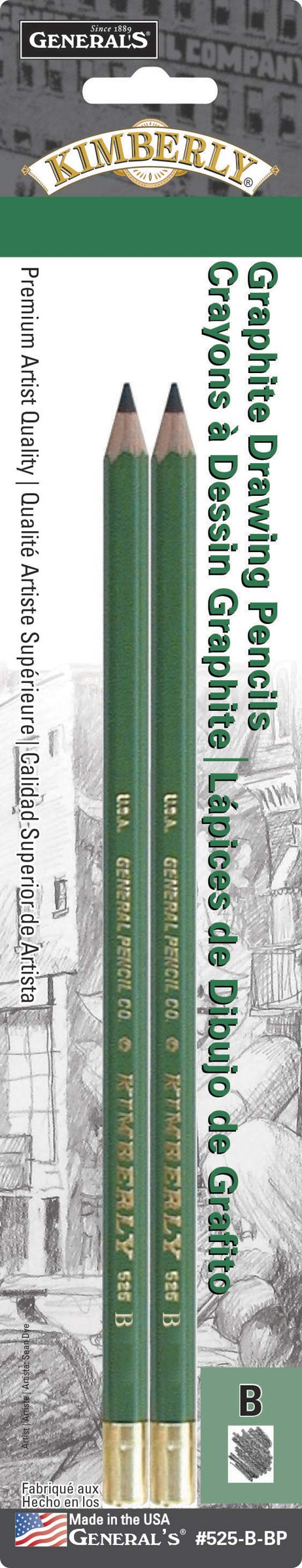 GENERAL'SKIMBERLY GRAPH PNCL B 2/PK(6)