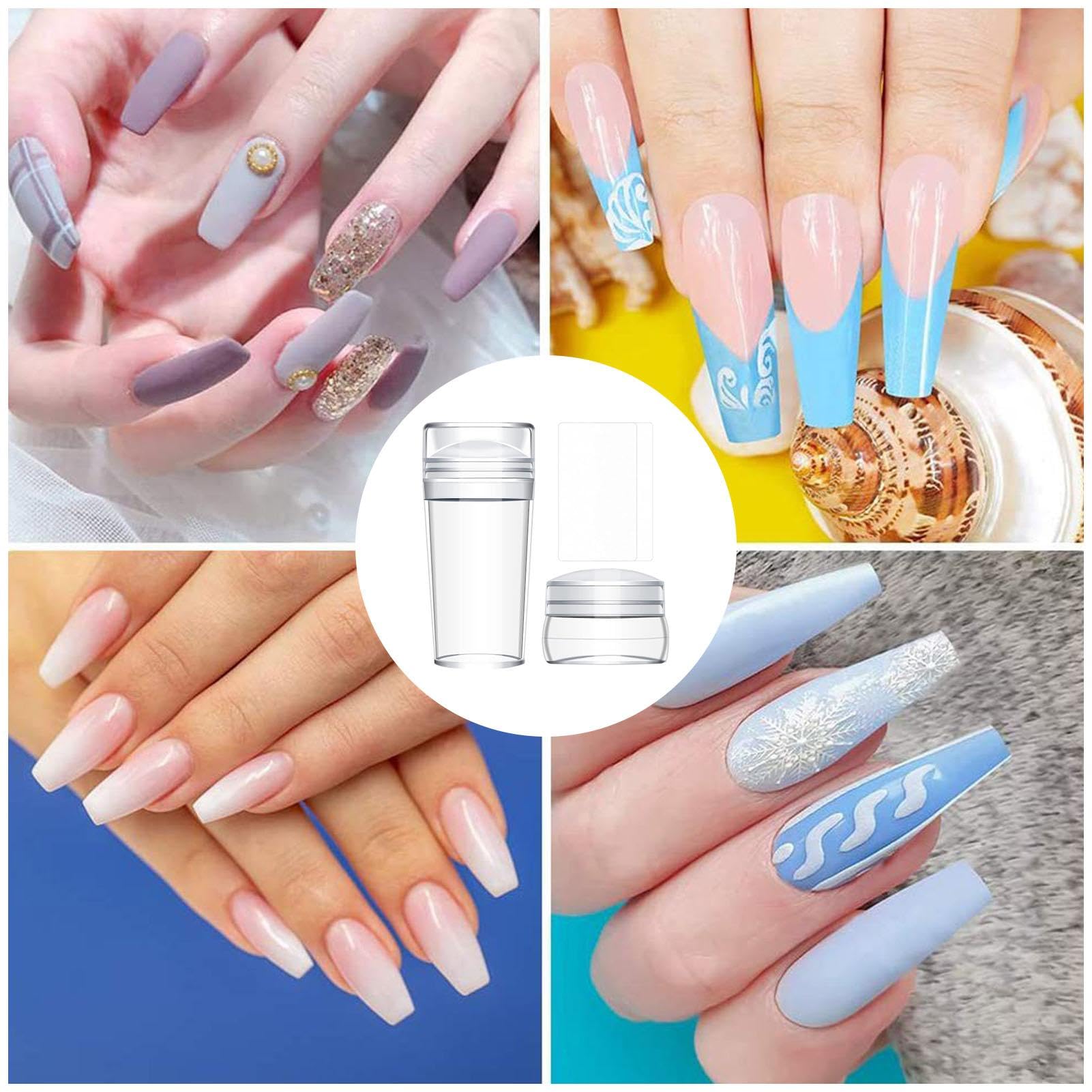ネイル スタンプ セット Amazon.co.jp: ネイルスタンパー フレンチチップ - 4 in 1
