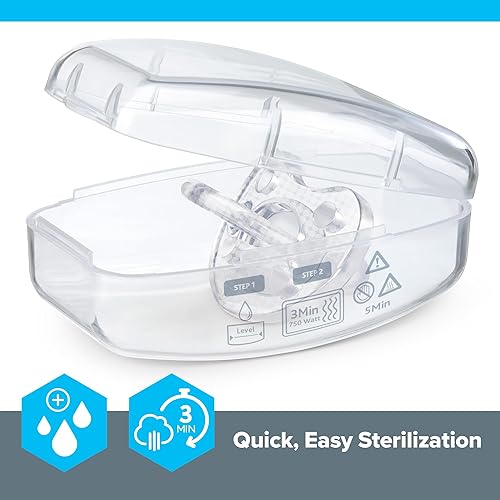 Miniatura 8 de Chicco PhysioForma Luxe - Chupete de silicona de una pieza para bebés de 16 a 24 meses, escudo texturizado de moda, sin BPA y látex, estuche