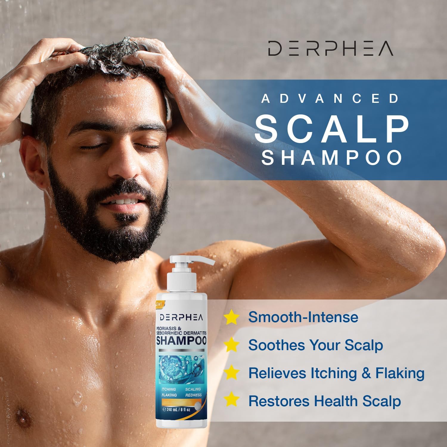 Psoriasis & Seborrheic Dermatitis Shampoo with 2% Salicylic Acid: Dandruff Scalp Treatment, Soothes Flaking, Itching, Redness, Anti Fungal Medicated Formula with Botanical Folliculitis Support - Image 5