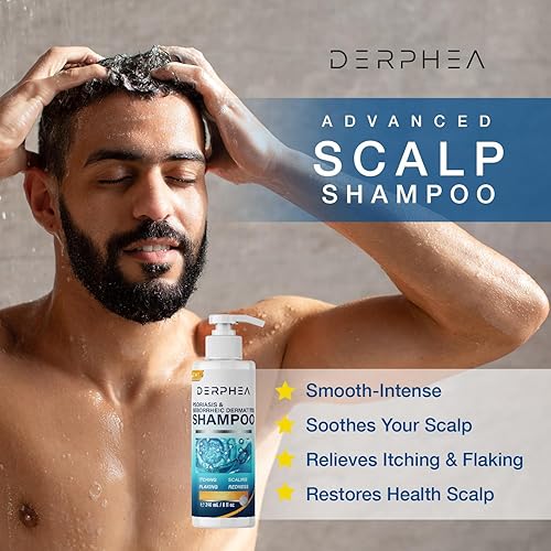 Miniatura 5 de Champú para la psoriasis y la dermatitis seborreica champú antifúngico en escamas para tratamiento de la caspa, alivio de picazón en el cuero