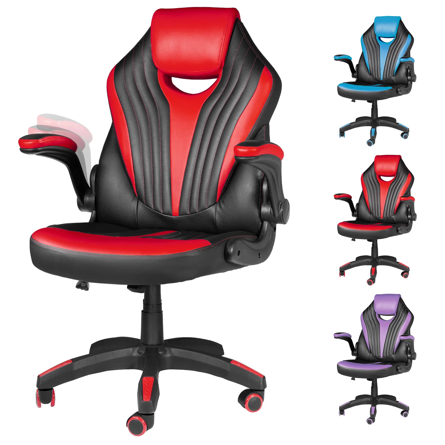 small glass reception desk