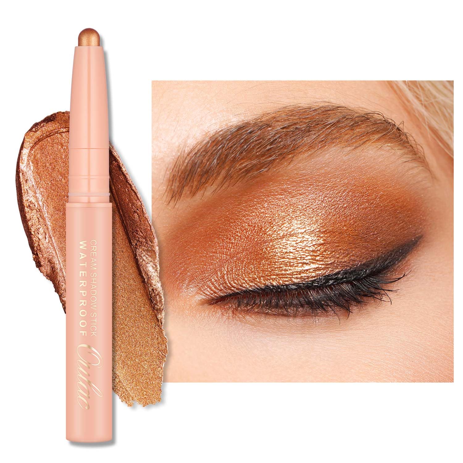 Eyeshadow Cream Shadow Stick / 02 - Gold Cone-image-15