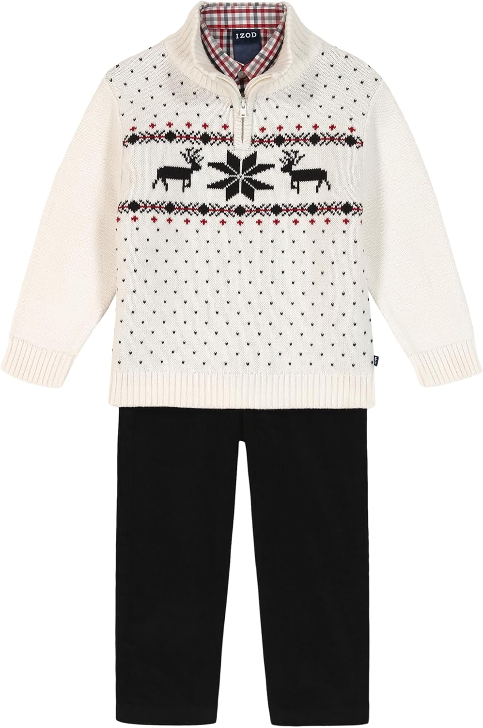 IZOD Boys' 3-piece Sweater, Dress Shirt, and Pants Set