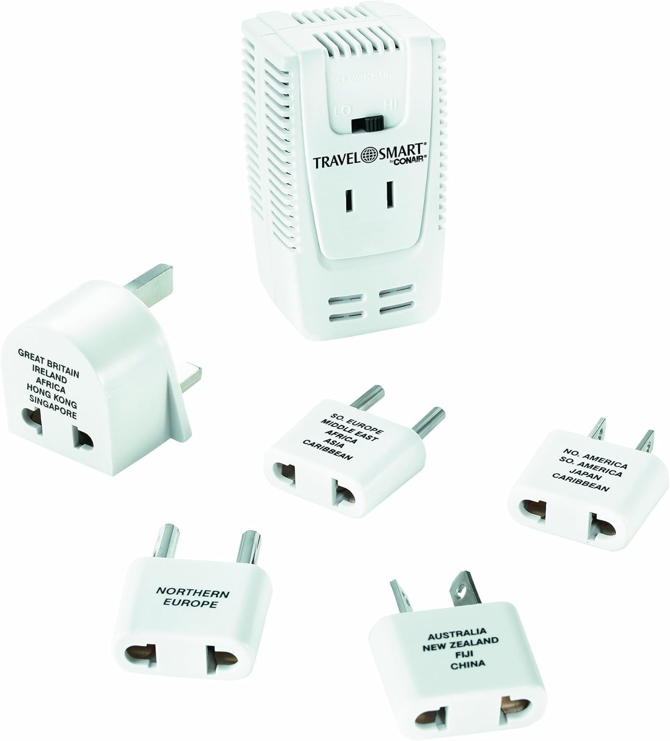 Travel Smart by Franzus Dual Wattage International Converter Set