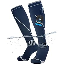 DexShell Waterproof Knee High Socks, Wading Fishing & Hiking | Waterproof below cuff, Moisture permeable membrane, Wet weather protection