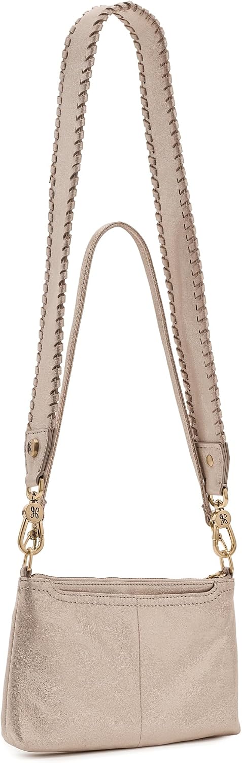 HOBO Darcy Leather Convertible 3-in-1 Crossbody Bag with Removable & Adjustable Strap, Exterior Phone Slip Pocket