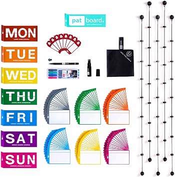 PATboard Agile Weekly Planner Board Full Toolset