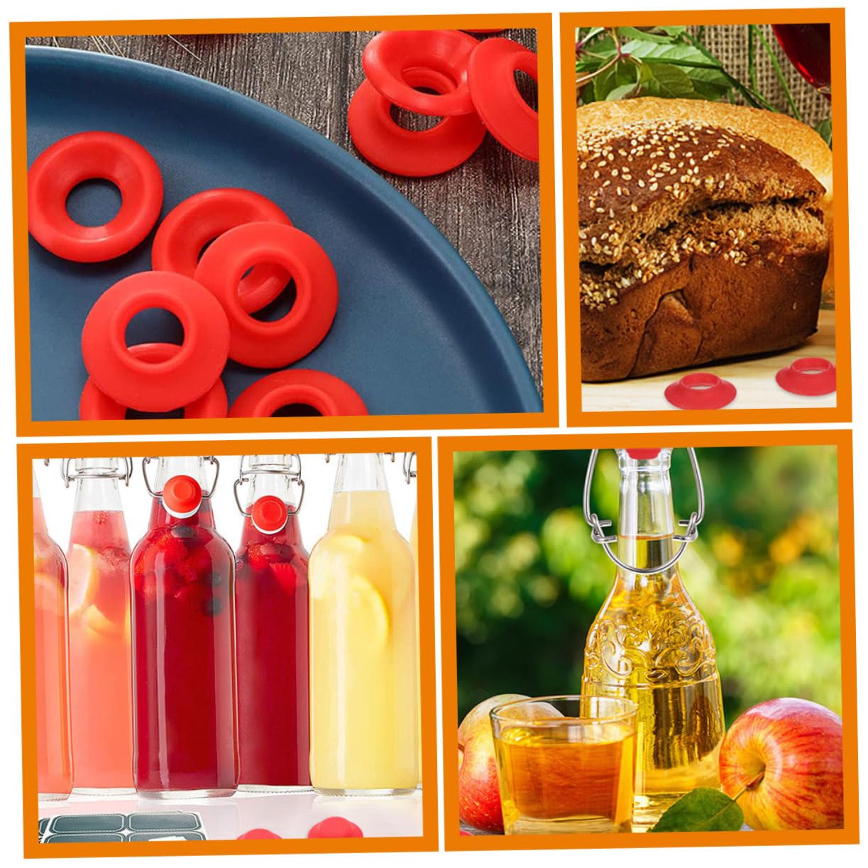 CONGARTENO Joints De Rechange Pour De Bouteilles De Bière 10 Pièces