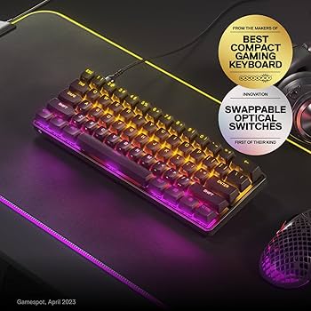 Amazon.com: SteelSeries New Apex 9 Mini – HotSwap Optical Mini