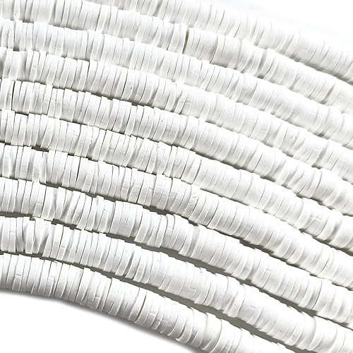 Vista 22 de 3500 cuentas de arcilla plana coloridas de 0.236 pulgadas para bricolaje, polímero, joyería hecha a mano para collares, pulseras, aretes, colgantes