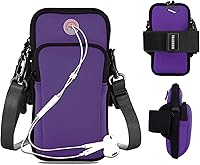 Vista 15 de Brazalete de correr para iPhone 11 12 13 14 15 16e 16 Pro Max Xs X Xr 8 Plus SE Mini, Galaxy S25 S24 S23 S22 S21 Note 20 10, llaves, bolsa