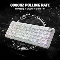 ATTACK SHARK X65PRO HE Wireless Gaming Billentyűzet Rapid Trigger, 8000Hz RGB, Mágneses Kapcsolók 3