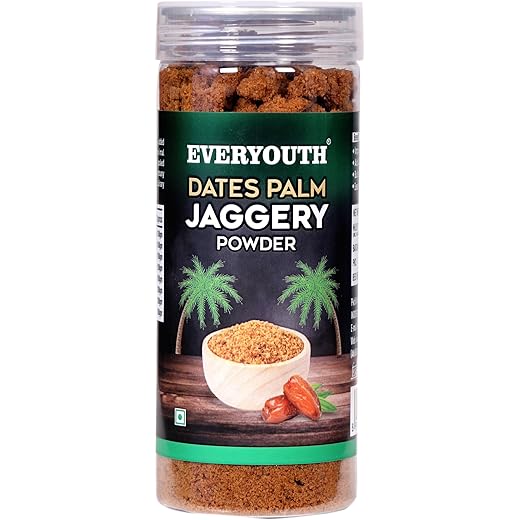 EVERYOUTH Deliciously Healthy Date Palm Jaggery Powder, 200 gm