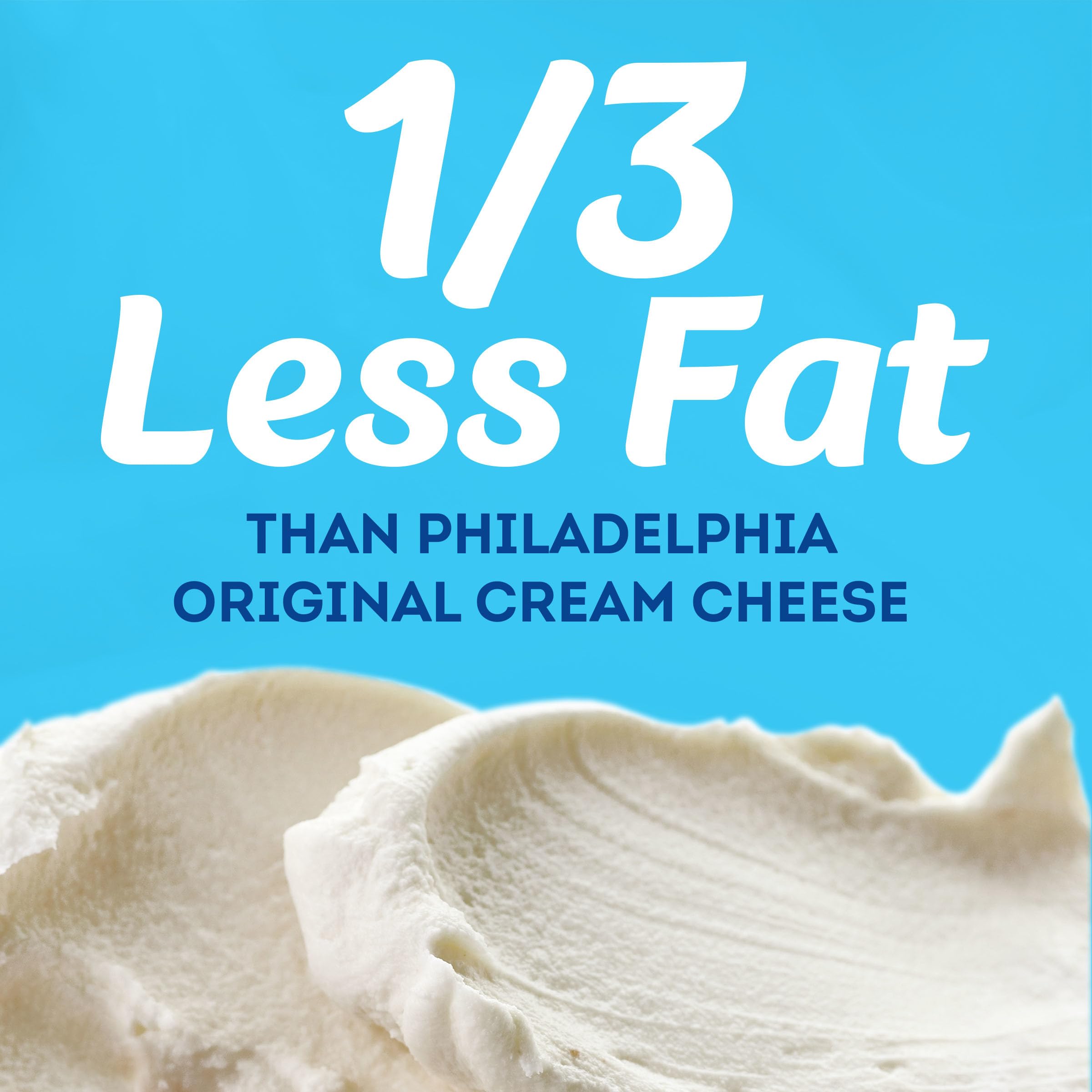 Philadelphia Reduced Fat Cream Cheese Spread 8 oz Tub — view 4